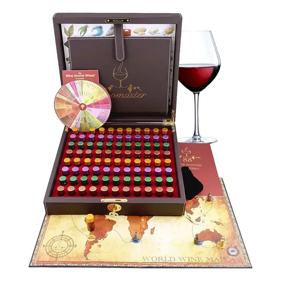 Kit Profesional Aromas De Vino 88 Aromas Con Juego