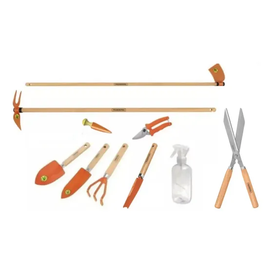 Kit Set Juego Jardineria Jardin 10 Piezas Maceta Huerta Pala