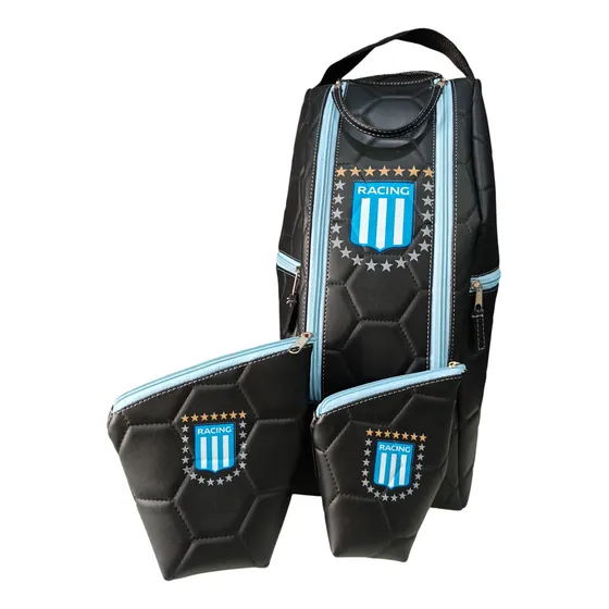 Kit Set Matero Bolso Premium + Yerbero Y Azucarero Futbol