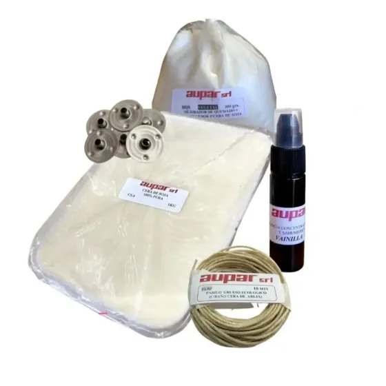 Kit / Set Para Velas De Cera De Soja Super Fragancia Verano
