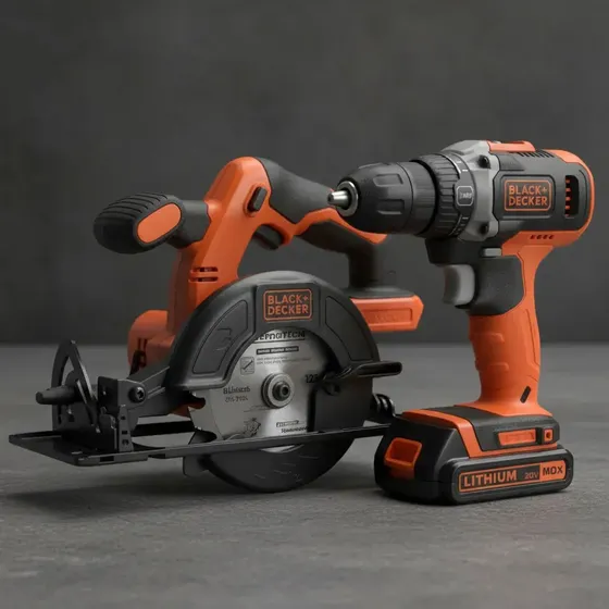 Kit Taladro Atornillador Sierra Circular 20v Black Decker