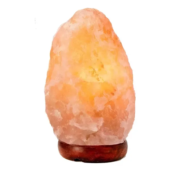 Lámpara De Sal Del Himalaya Piedra 13a15kg Grande Completa