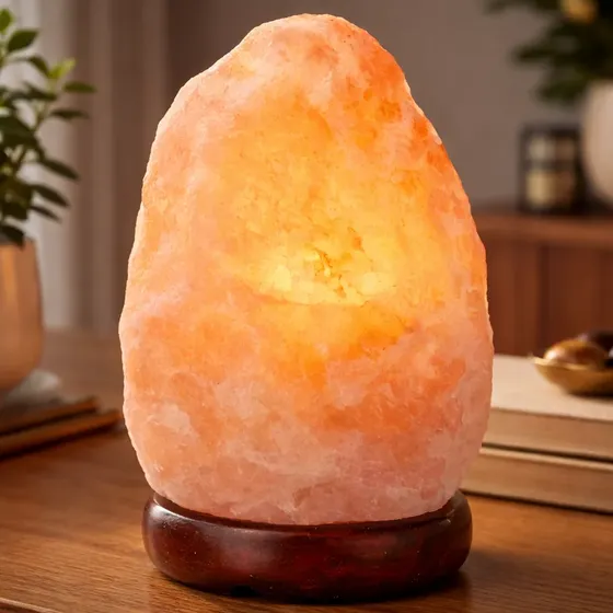 Lampara De Sal Himalaya 2 A 3kg Luz Calida Completa Mediana