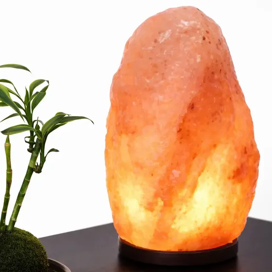 Lampara De Sal Himalaya 2 A 3kg Luz Calida Completa Mediana