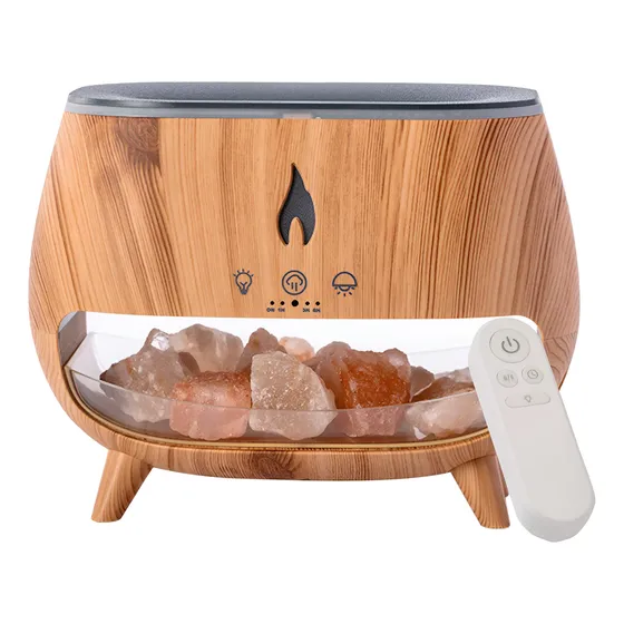 Lámpara De Sal Ultrasónica Humidificador Luvina + Control