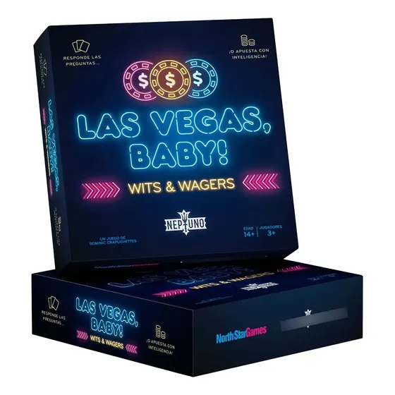 Las Vegas, Baby! Trivia Apuestas Juego De Mesa Familiar Neptuno
