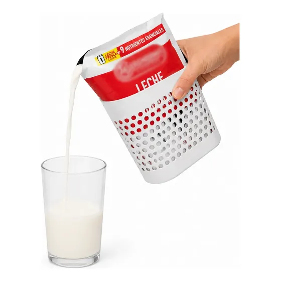 Lechero Porta Sachet De Plastico Leche Yogurt