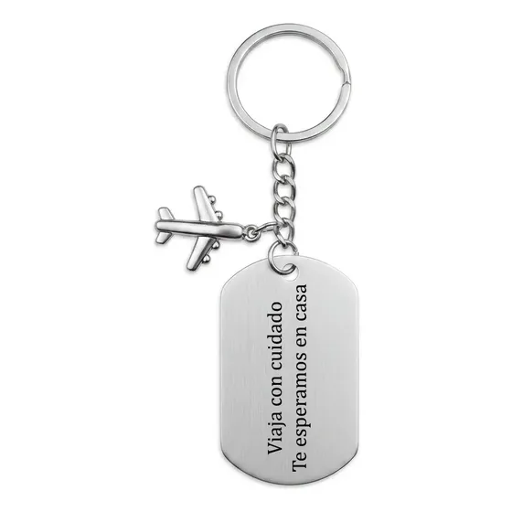 Llavero Moto Auto Maneja Con Cuidado Grabado Personalizado Modelo 5
