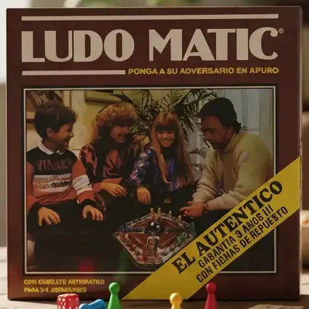 Ludo Matic Con Cubilete Automático Juego De Mesa Habano