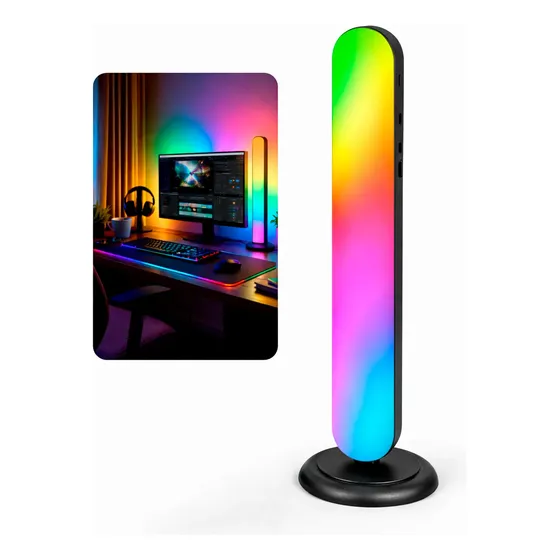 Luz Led Rgb Portátil Para Escritorio Con Soporte
