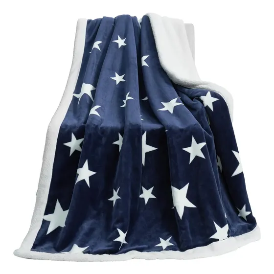 Manta De Fiesta Día De La Independencia De Felpa Para Cama