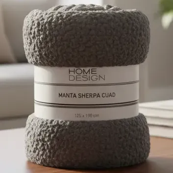 Manta Sherpa Frazada Corderito 125 X 150cm Home Design