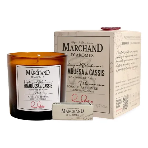 Marchand D´aromes Vela Aromatica Frambuesa Y Casis X220 Gr