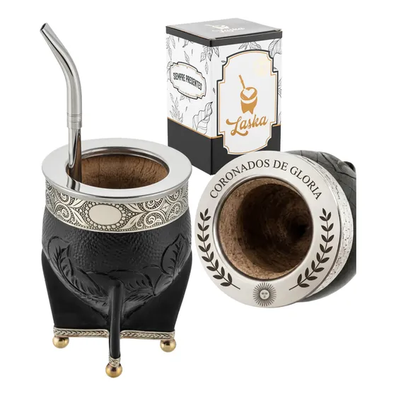 Mate Imperial Personalizado Exclusivo Base Alpaca + Bombilla