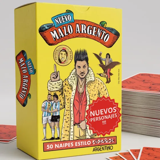 Mazo Argento Nueva Edicion Juego De Mesa Cartas Naipes