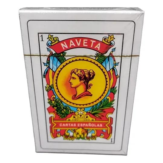 Mazo Cartas Españolas Plastificadas 50 Naipes Sheli 9x6cm Juegos Clásicos