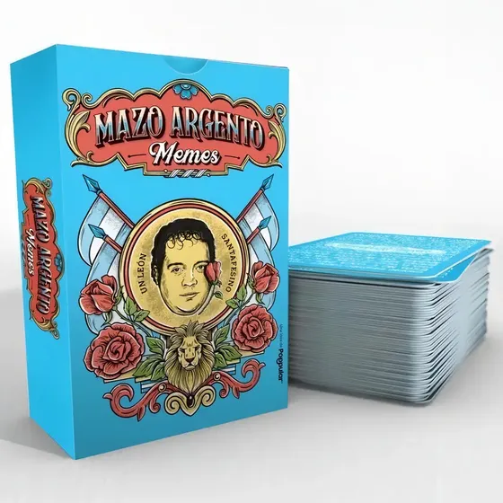 Mazo Naipe Español Memes Argento Poppular Juego Cartas Truco 50 Cartas