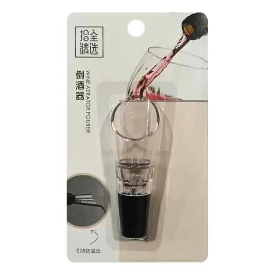 Mini Aireador Oxigenador Decantador De Vino Anti Goteo N2