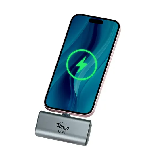 Mini Cargador Portátil Ringo 22.5w Carga Rápida Tipo C Power Bank Portable Batería Externa Compacta Compatible Android iPhone Samsung Motoro