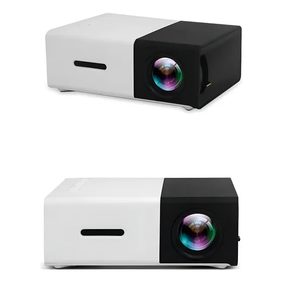 Mini Proyector Led Multimedia Hdmi Usb Micro Sd Av Color Negro/blanco