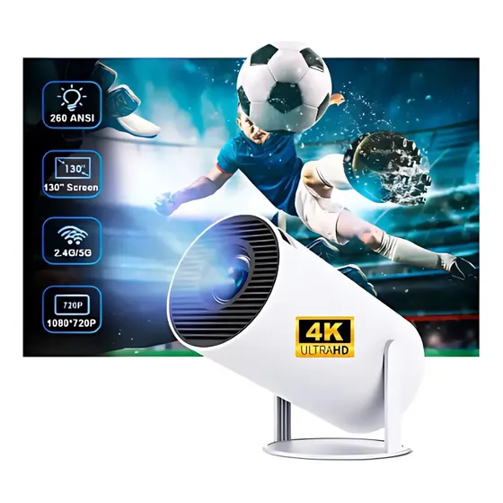 Mini proyector portátil 4K Android Full HD Smart Wifi Cinema