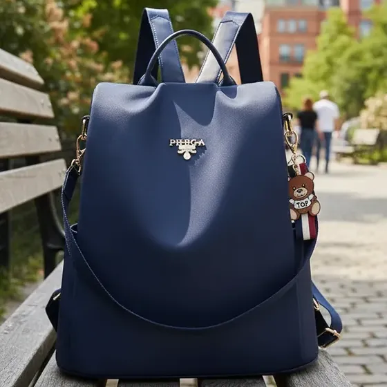 Mochila Bolso Antirobo Mujer Impermeable Importado Llavero
