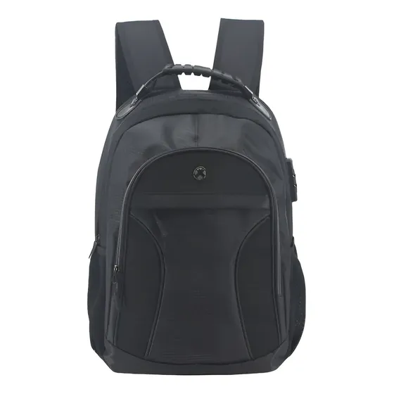 Mochila Porta Notebook Unicross 30L Negra 62.3766C Impermeable Cierre Seguridad