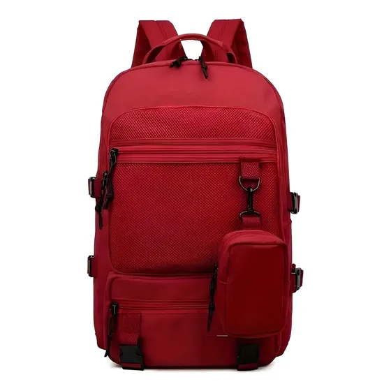 Mochila Urbana Impermeable Reforzada Grande Porta Laptop Monedero Con Cierre Bolsillos Para Botella Grande 30 Litros Mochila Viaje Mochila U