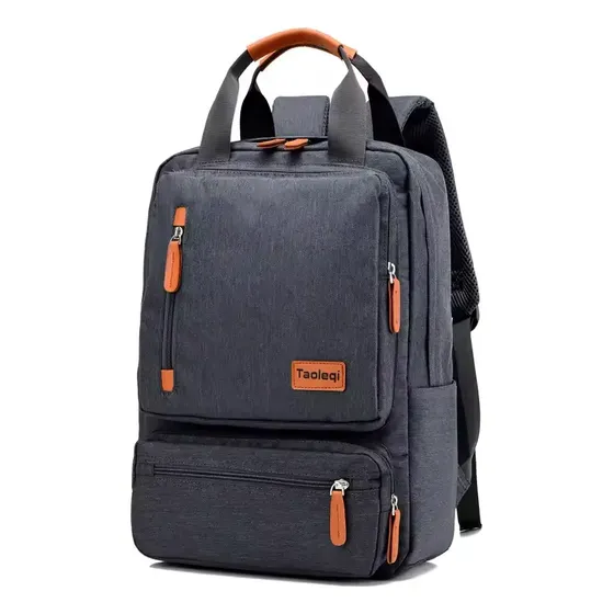 Mochila Urbana Impermeable Reforzada Levys Bazar Bolsillos Laptop Unisex Color Gris