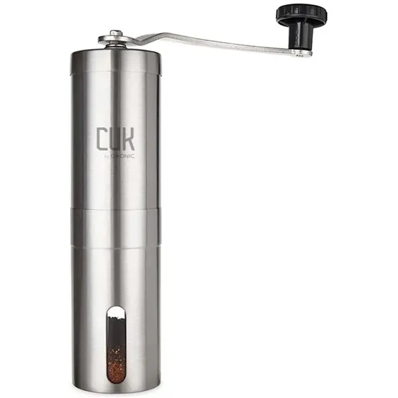 Molinillo De Cafe Gadnic Manual Acero Inoxidable 40g Compacto 18.8 Cm Portatil Resistente