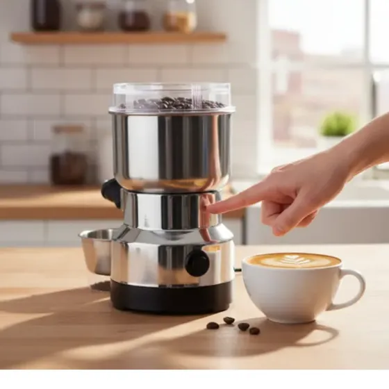 Molinillo Eléctrico De Café Pimienta Granos