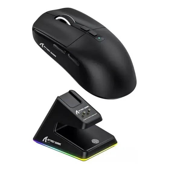Mouse Gamer Attack Shark X6 Inalámbrico de 26000 DPI con Bluetooth