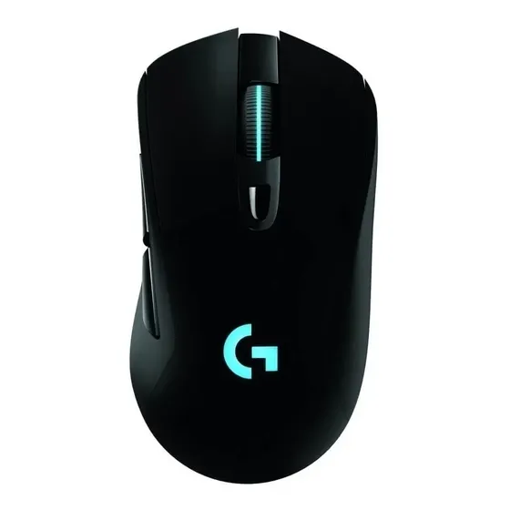 Mouse gamer de juego Logitech GG Series Lightspeed Hero G703 negro
