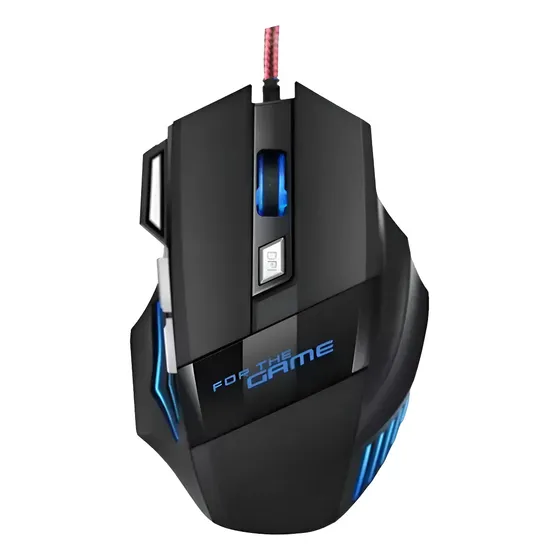 Mouse Gamer G6 Con 7 Botones 3600 Dpi Usb Negro