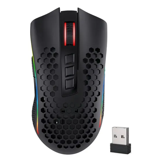 Mouse Gamer Inalámbrico Redragon Storm Pro M808-ks Negro Color Black
