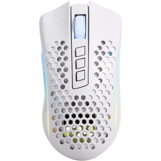 Mouse Gamer Redragon Storm Pro White M808w-ks Wireless Rgb F White