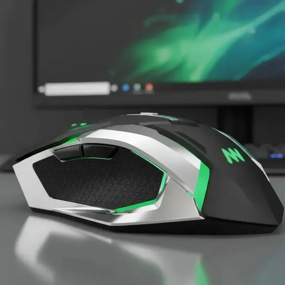Mouse Gamer Usb Newvision Nw-07 2400dpi Hd Rgb Pc Ps4 Xbox Color Negro