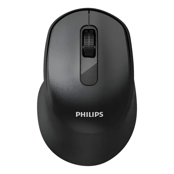 Mouse Philips 7448 Bluetooth NEGRO Silencioso Inalambrico Usb