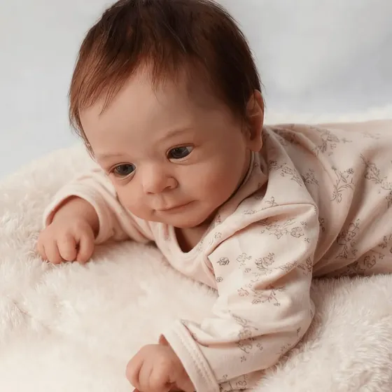 Muñeca Bebé Reborn 45 Cm Cuerpo De Tela