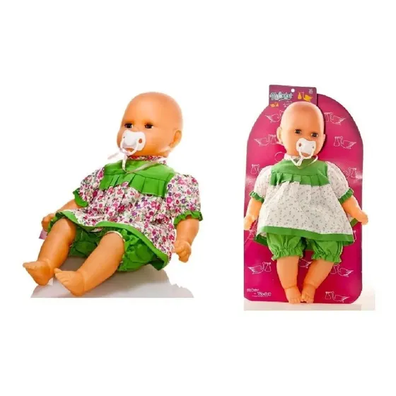 Muñeca Bebote Yoly Bell Mi Bebé 206 52cm Ojos Movibles Mamadera