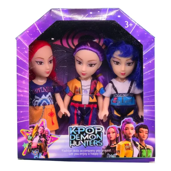 Muñeca Mini Guerreras Kpop X3 Rumi,mira,zoey
