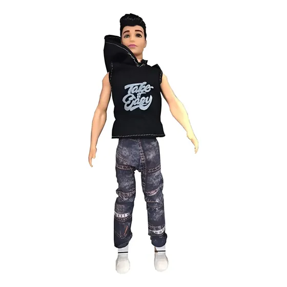 Muñeco Simil Ken Fashion Ropa Verano Articulado 30 Cm
