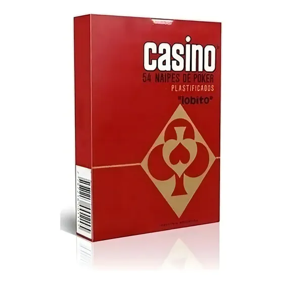 Naipes de Poker Plastificados Casino 54 Cartas Modelo Lobito