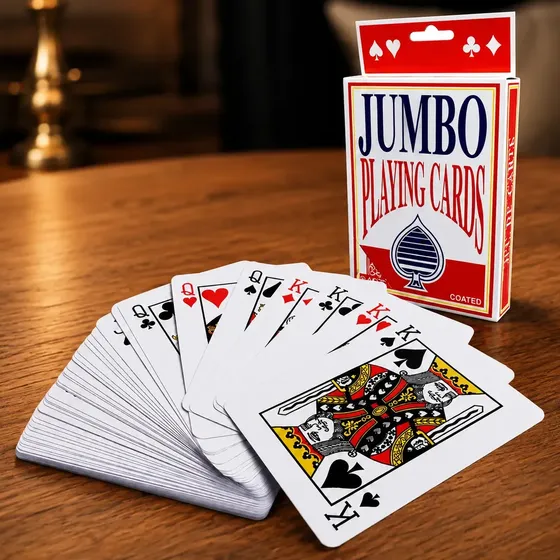 Naipes Gigantes Poker Jumbo 54 Cartas Playing Cards JS10472