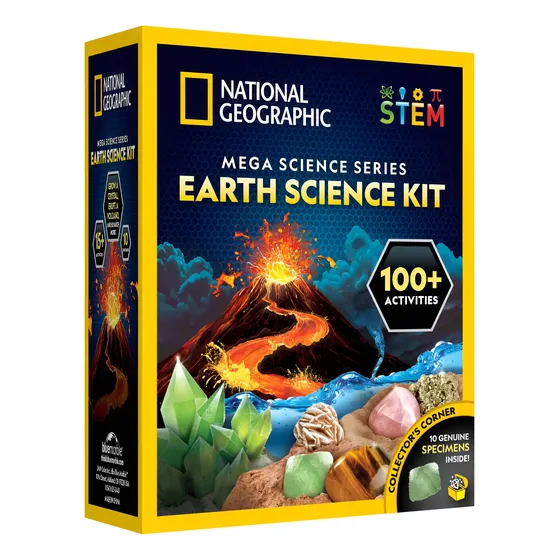 National Geographic Kit Ciencia Stem 15+ Experimentos Niños