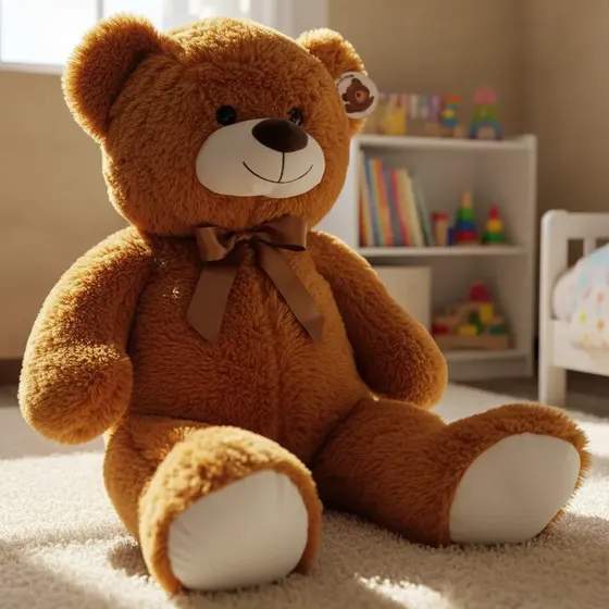 Oso De Peluche Gigante De 1 Metro 100 Cm Con Moño!