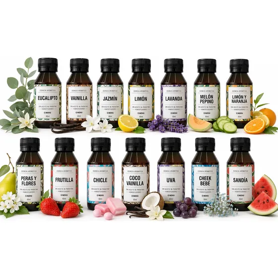 Pack Esencias X3 Al Agua Humidificador Aromatizante 100ml