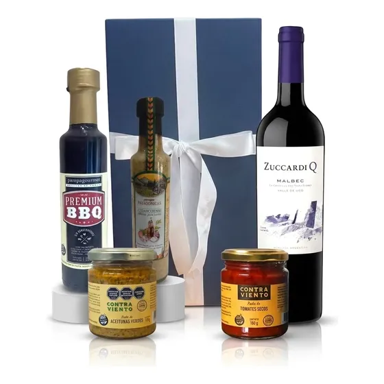 Pack Gourmet Sin Tacc Con Zuccardi Q Malbec - Regalos