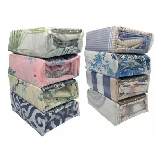 Pack Mayorista  X 5 Juegos De Sabana 1 Plaza 80 X 190 X 14