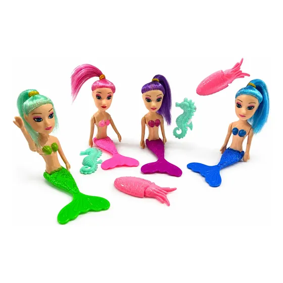 Pack X 10 Muñeca Sirenita Económica Souvenir